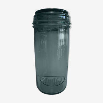 Solidex vintage green jar