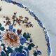 Antique plate in Gien earthenware — model “Rooster with Peonies”