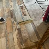 Antique mirror with gilded pediment from Maison Deknudt