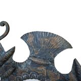 Specchio Araldico anni '70 in Ferro Battuto