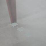 Beautiful Art Deco design coffee table with a glass top