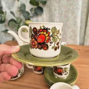 Service complet café vintage