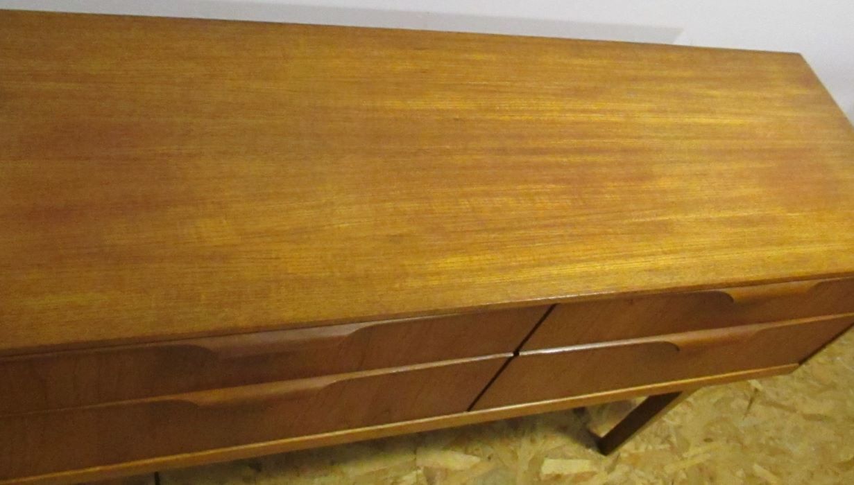 Teak dresser 4 drawers