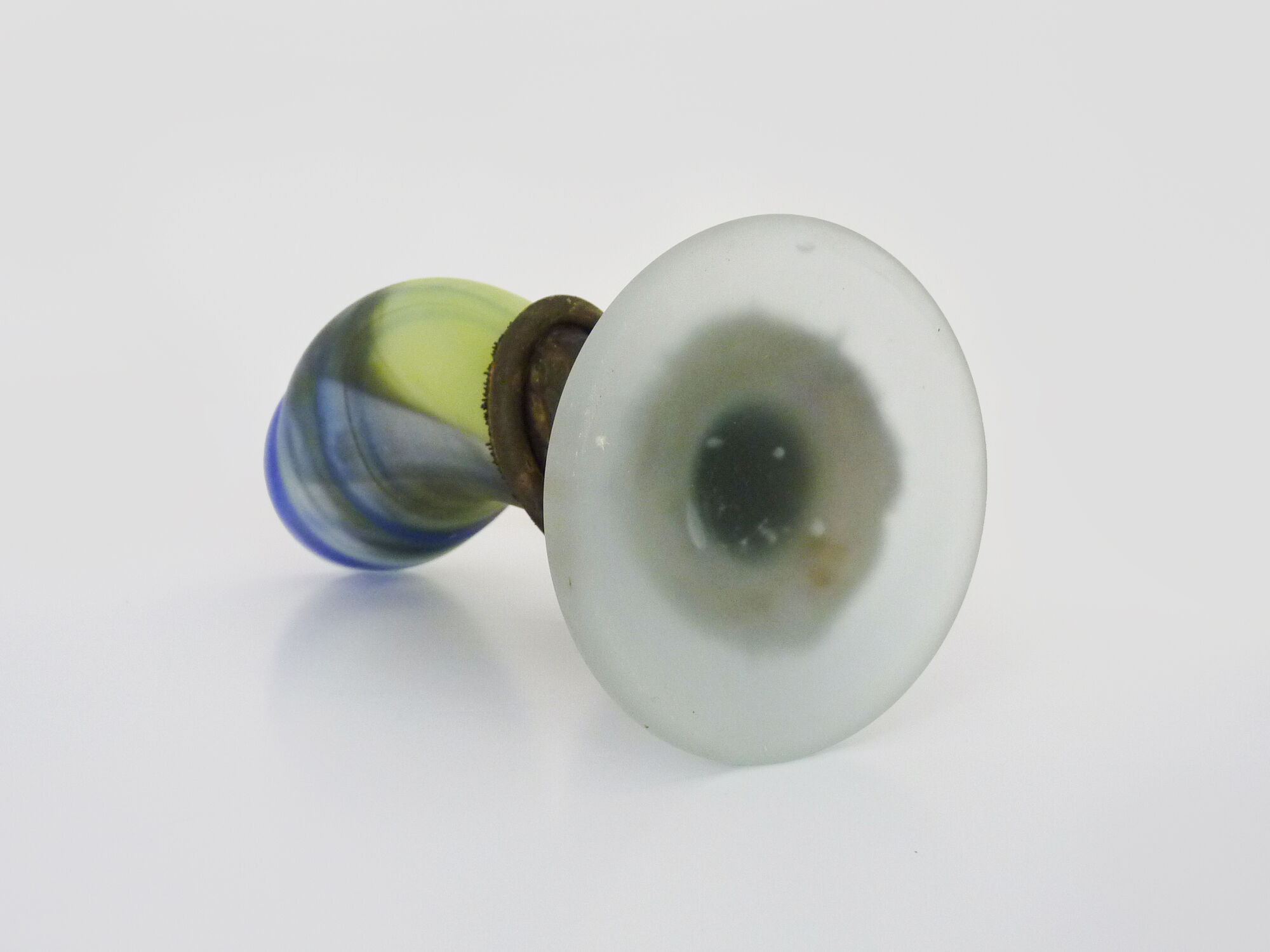 Art Nouveau vase in multicolored glass paste