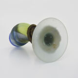 Art Nouveau vase in multicolored glass paste