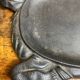 Antique cast iron meat plate