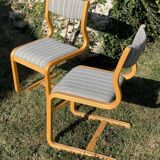 Set of 2 vintage Magnus Olesen chairs, 1970