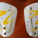 Pair of Art Deco wall lights