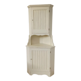 White corner cabinet Sweden 70s