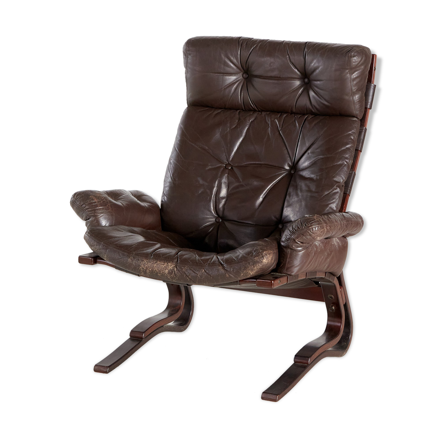 Fauteuil en cuir