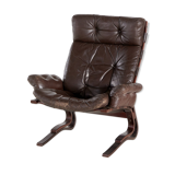 Fauteuil en cuir