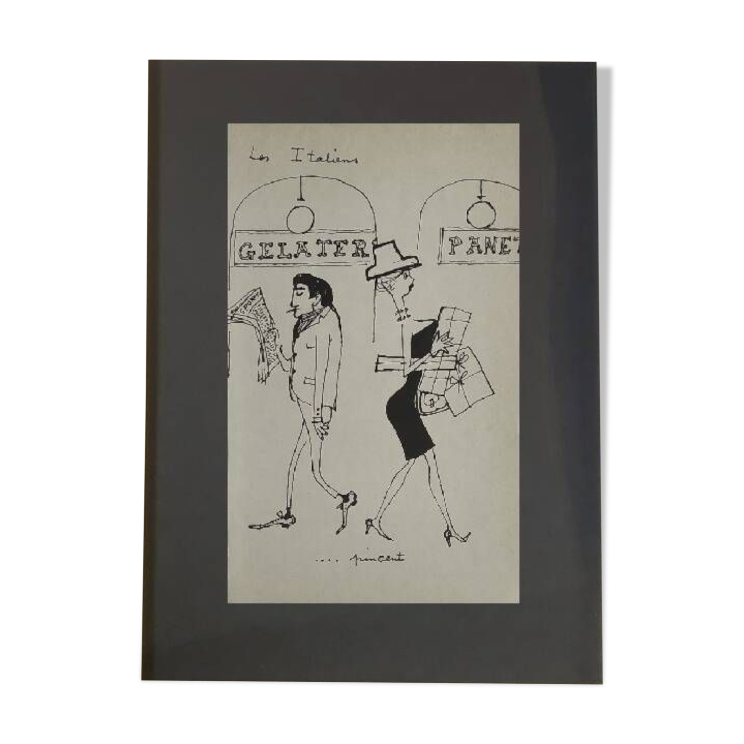 Daninos illustrations from 1962 “The Italians”