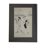 Daninos illustrations from 1962 “The Italians”