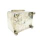 ABD Art Deco Sugar Bowl, Silver-Plated Brass, Norblin