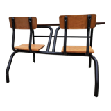 Two-seater school desk