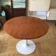Dining table with a modular tulip foot