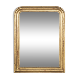 19th C Louis Philippe Mirror with Leaf Etchings