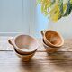 Lot de 4 tasses en grès – esprit artisanal