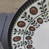 10 flat plates Boch la Louvière 60s