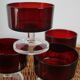 4 coupes à champagne rouges Luminarc