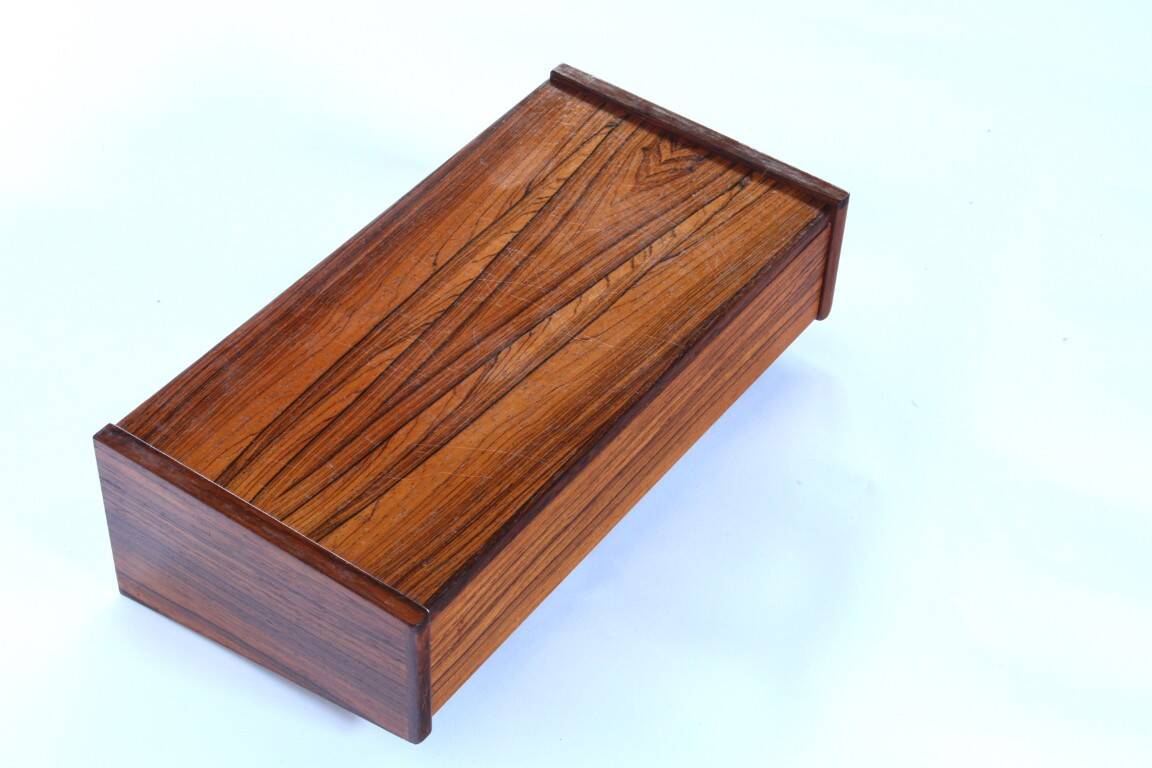 Vintage rosewood floating bedside tables. Set of two. 1960s