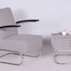 Set of Bauhaus Armchair with Foot Stool from Mücke-Melder, 1930s