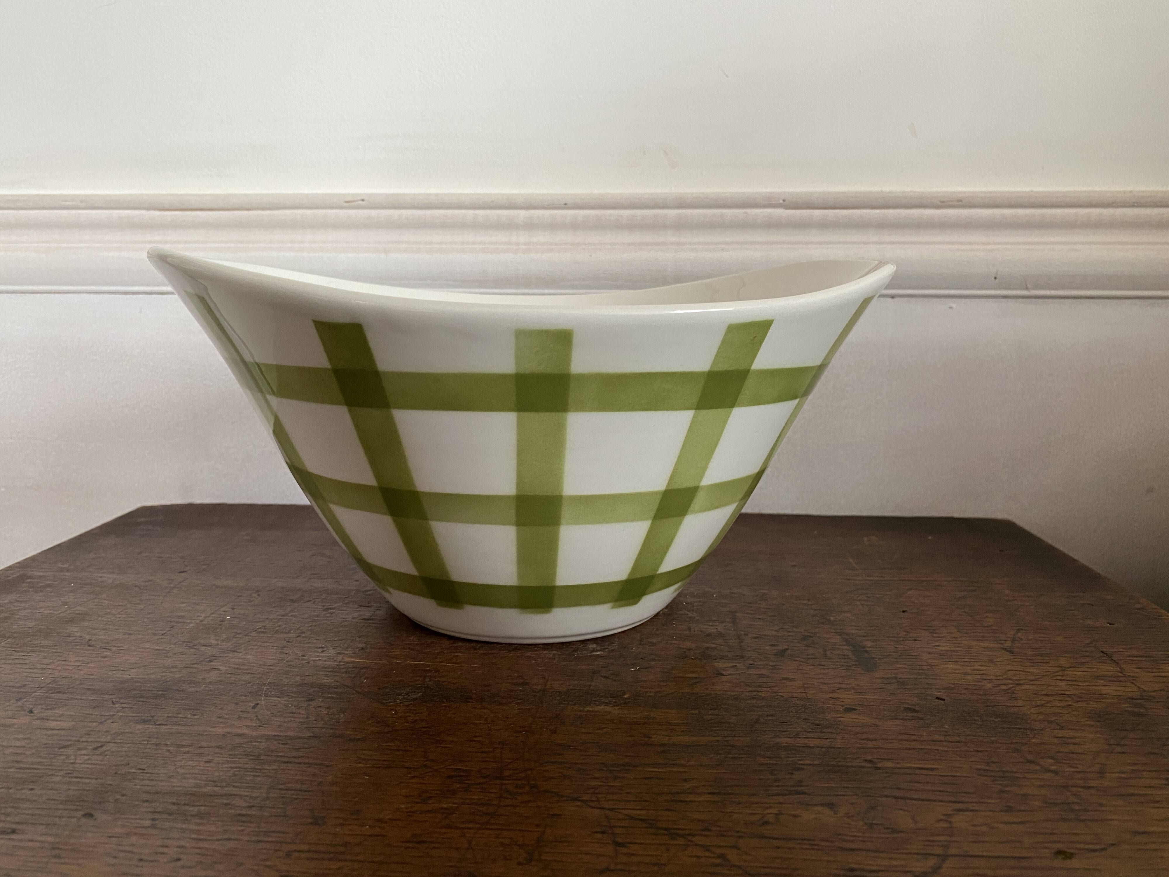 Large vintage salad bowl - Moulin des loups d'Orchie