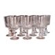 11 wine glasses, "Louvre" model, Cristal d'Arques
