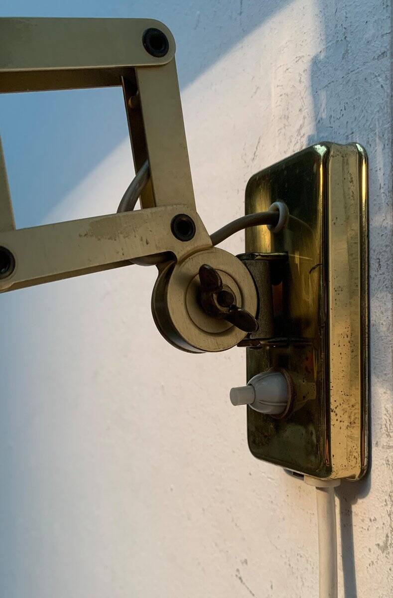 Mid-Century Scissors Wall Lamp