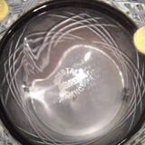 Vintage Crystal Ice Bucket - Ice Cube Pot and Spoon Signed Sèvres