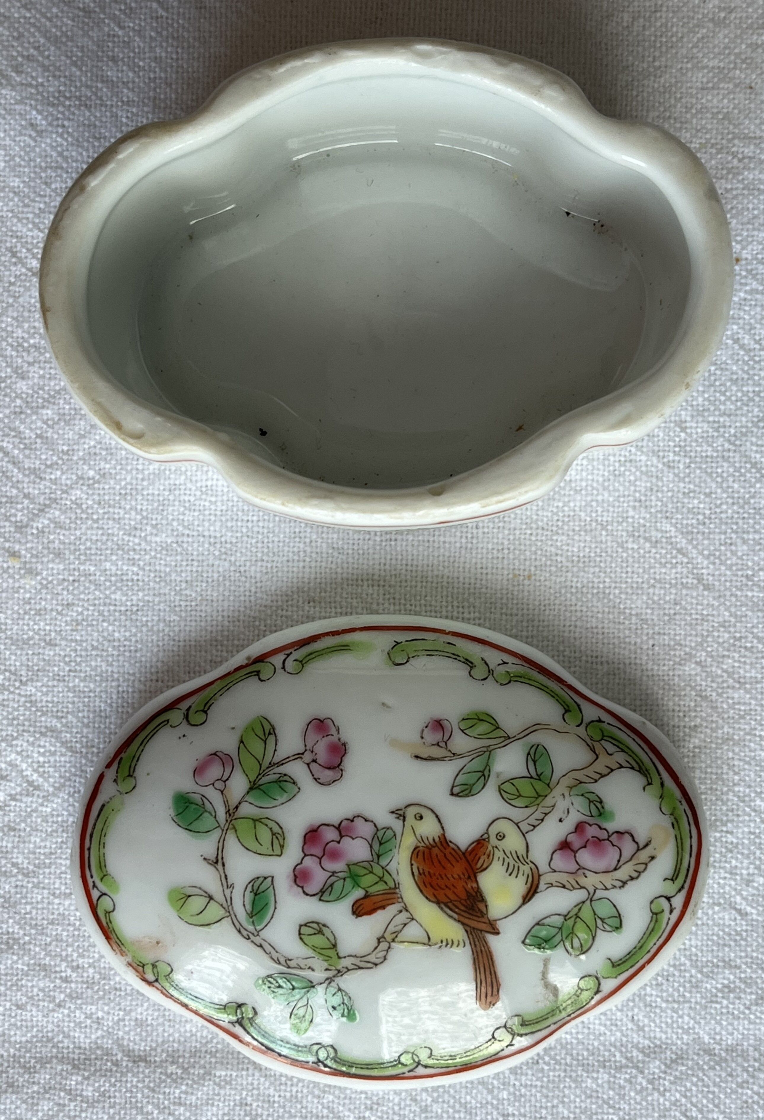 Porcelain box from China