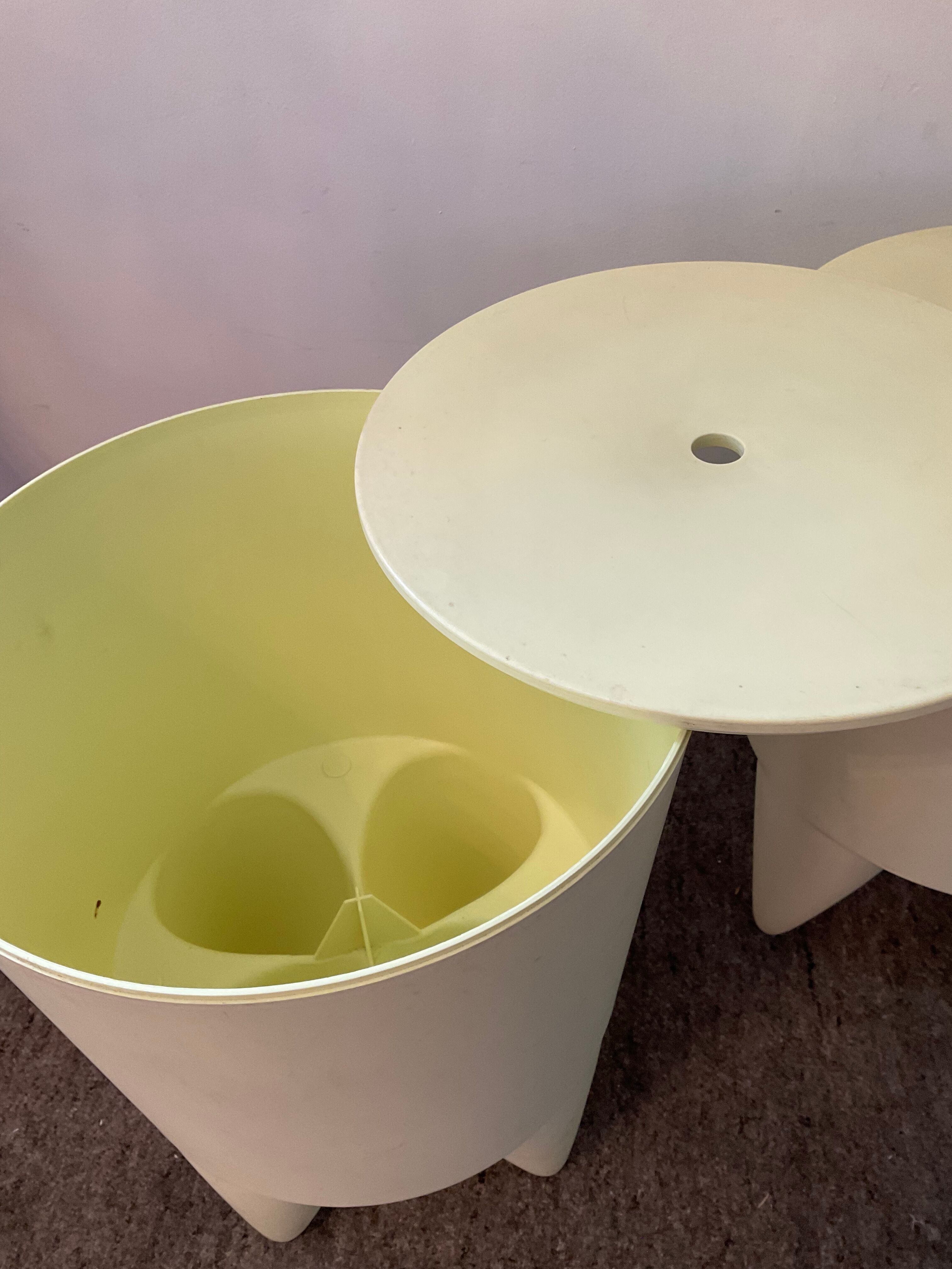 Duo of Bubu stools by Philippe Starck