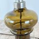 lampe verre fumé Holmegaard- Suède années 80