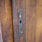 Old wardrobe, 1-door wooden wardrobe, old hosiery, storage unit, brutalist, 19th century