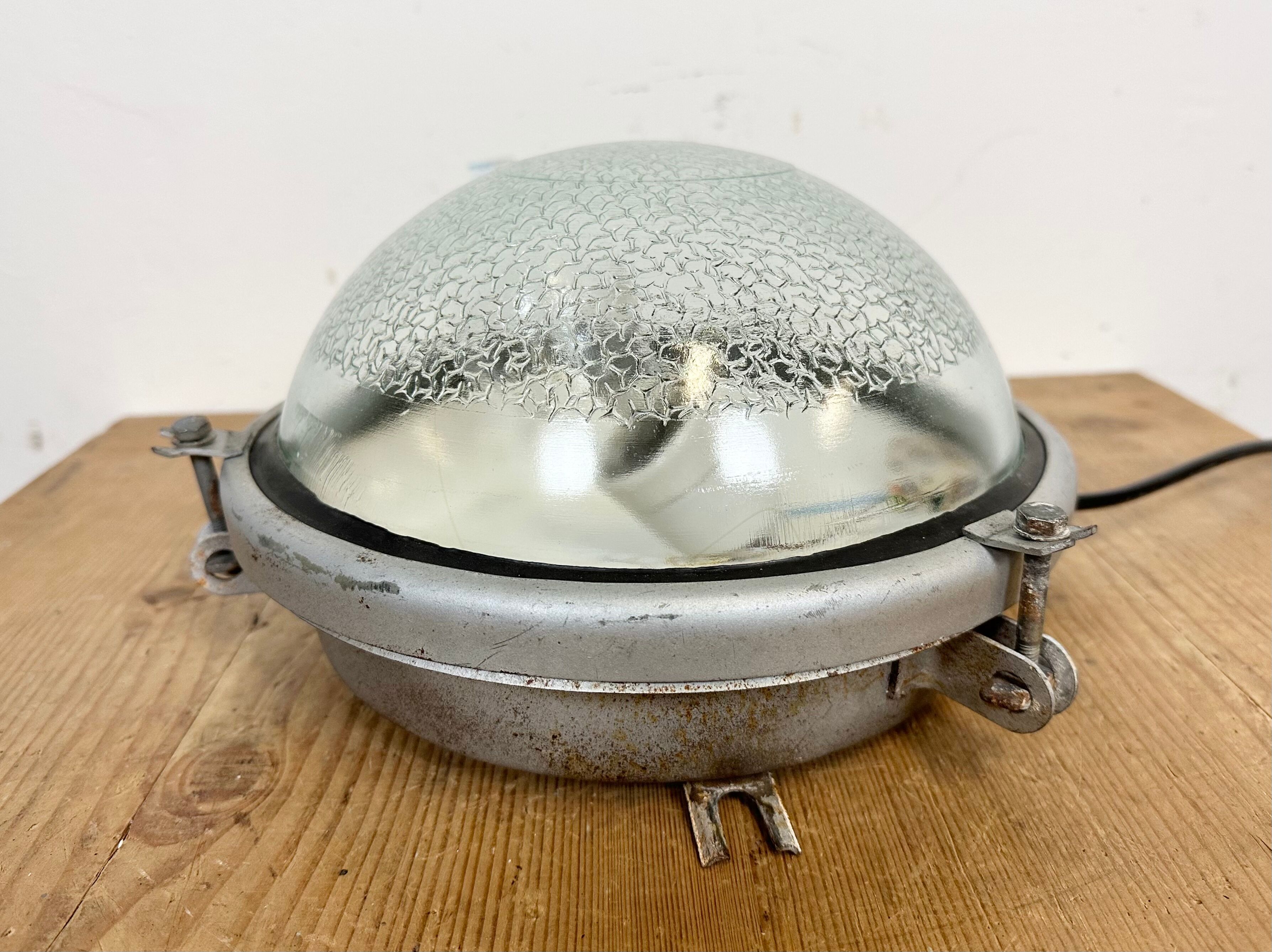 Industrial Soviet Wall or Ceiling Light, 1970s