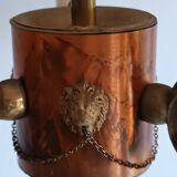Napoleon III bronze floor lamp