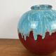 Ceramic ball vase by cab 1976