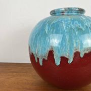 Vase boule en céramique par cab 1976
