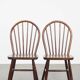 Set of 6 Vintage Wooden Windsor Spindle Chairs