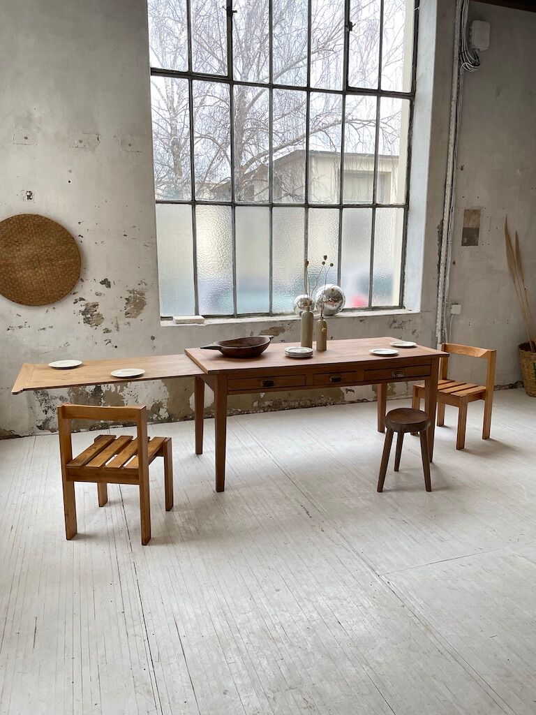 Cherry farm table - oak 2m60