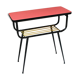 Table d'appoint formica & scoubidou vintage