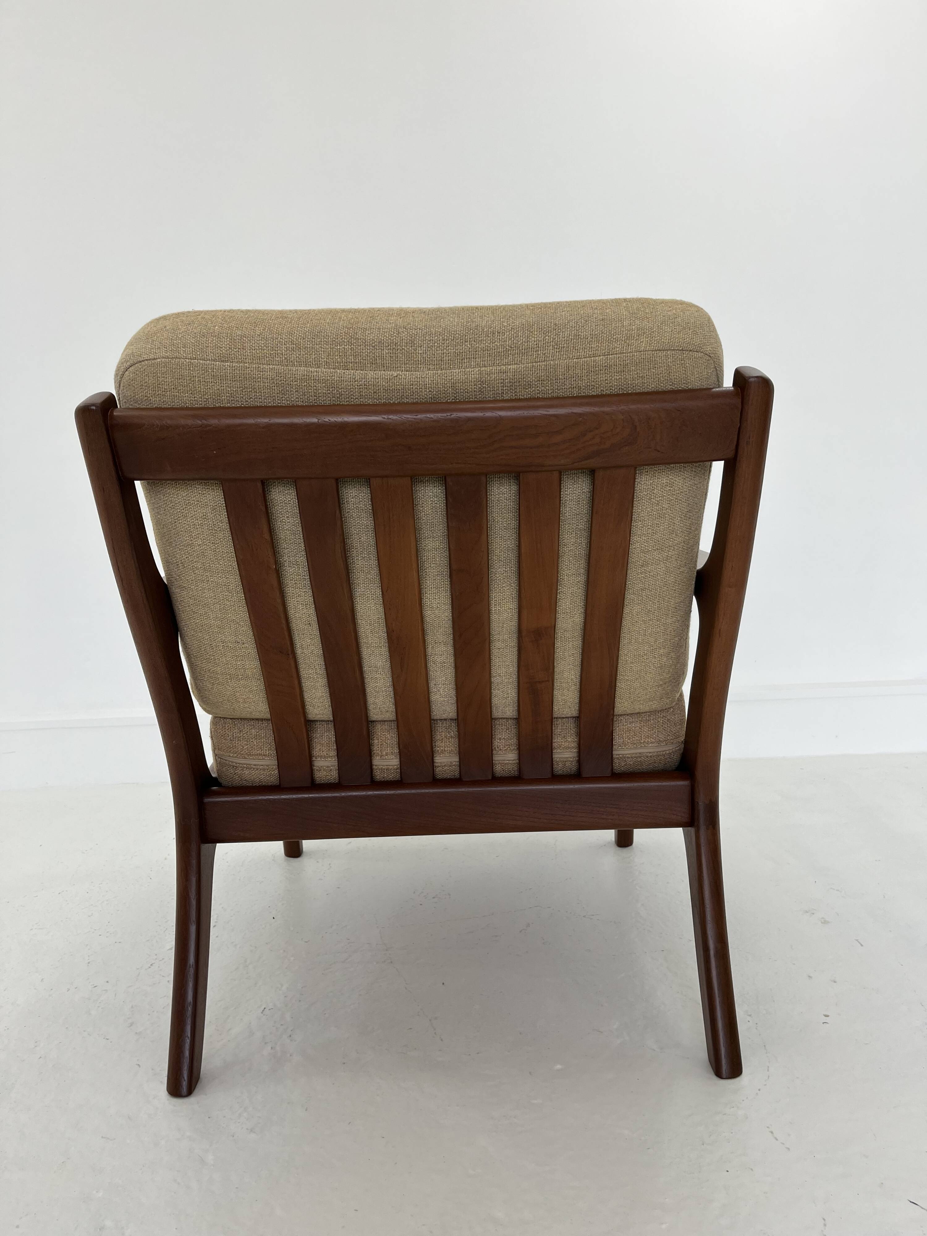 Vintage Danish Teak Lounge Chair, 1960s
