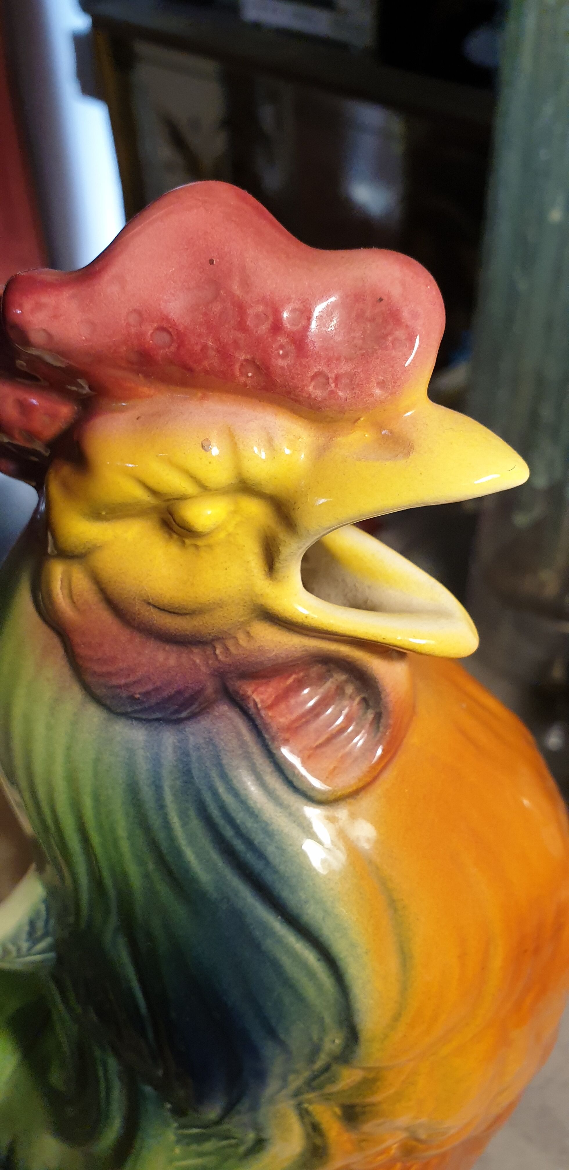 Ceramic rooster St Clément