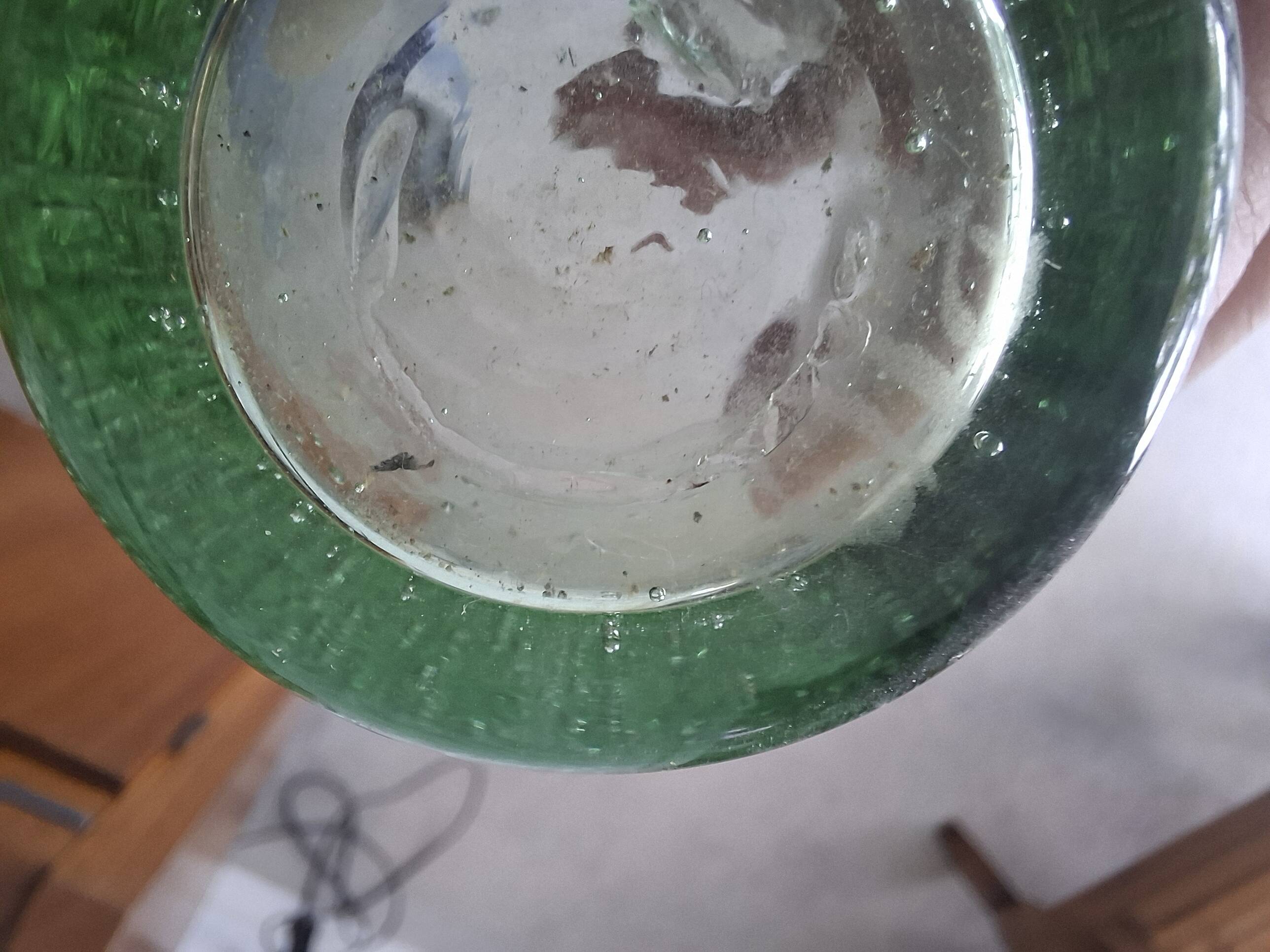20 verres biot en verre souffle