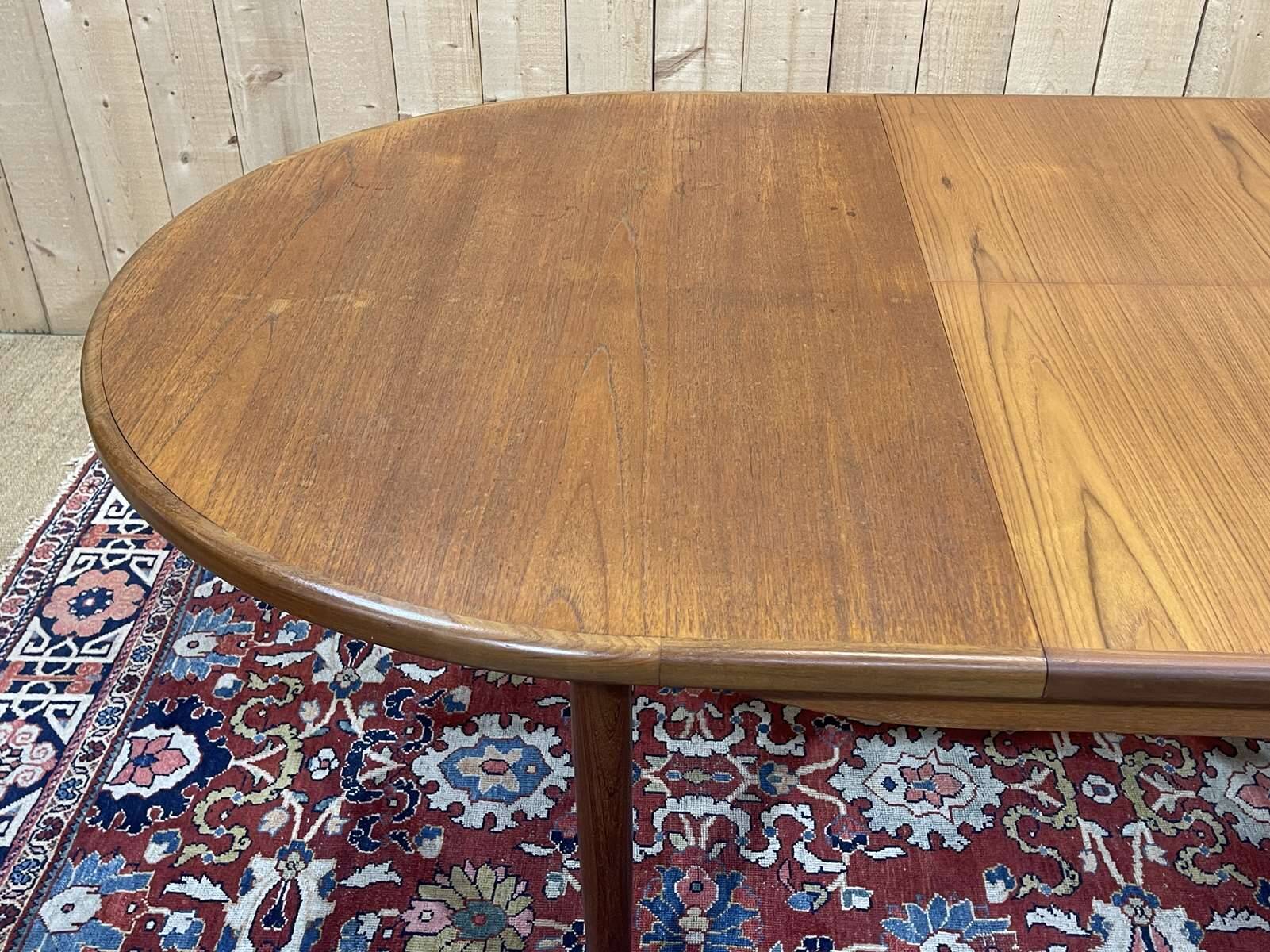 G-Plan teak dining table with butterfly extension