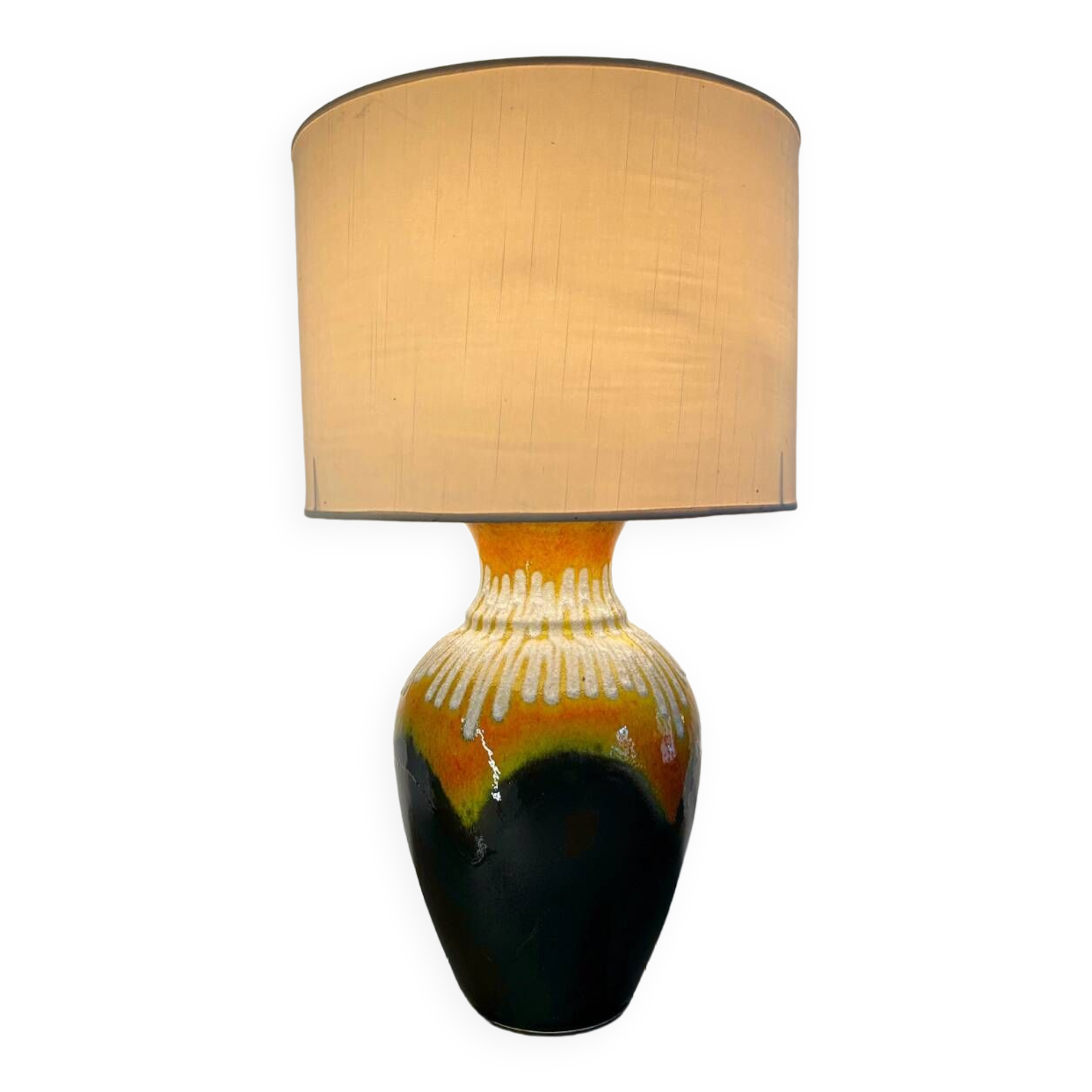 Grande lampe années 70 ceramique W.Germany