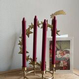 Vintage brass candle holder