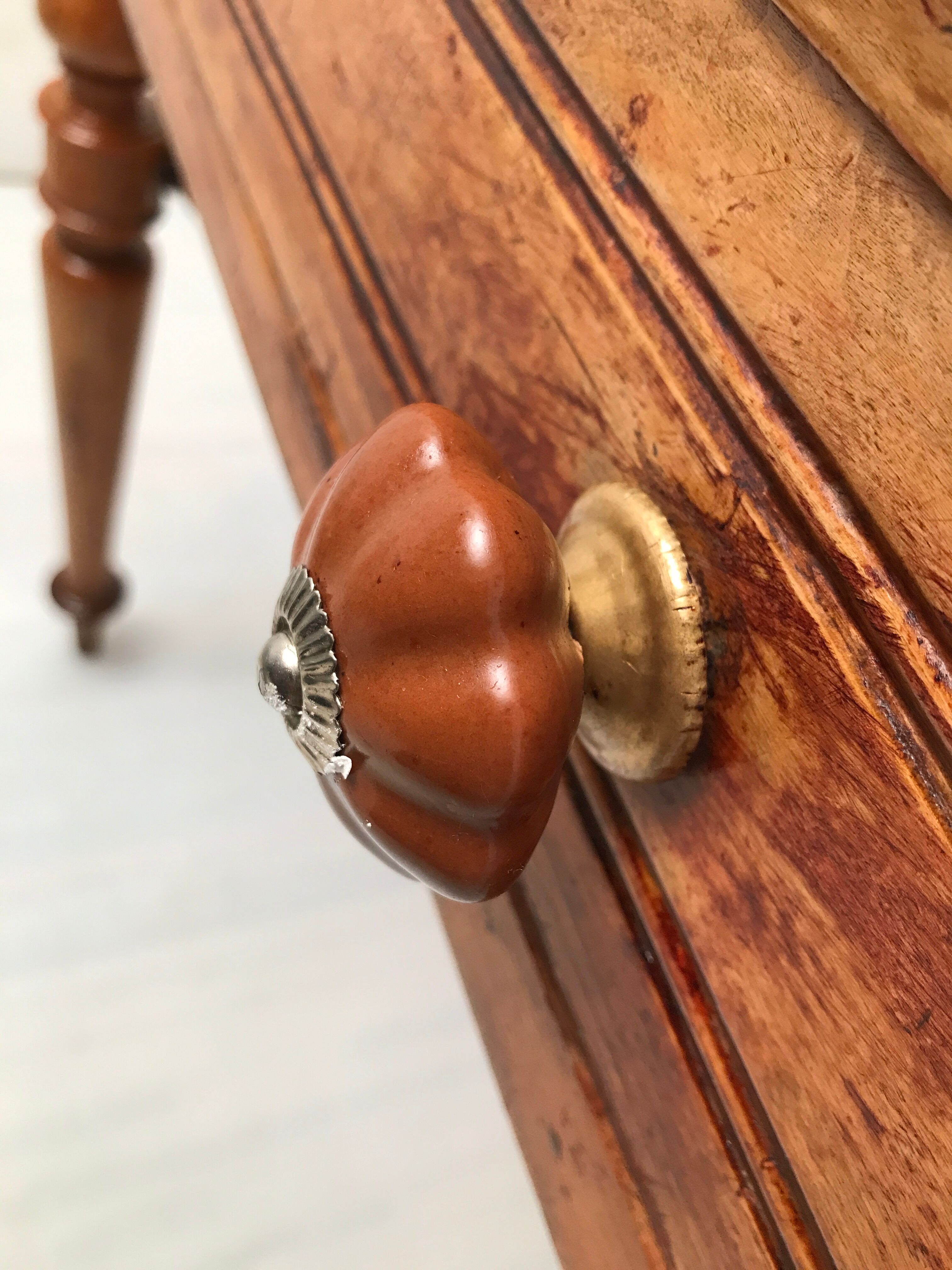 Dressing table marble style Henri II 1900s