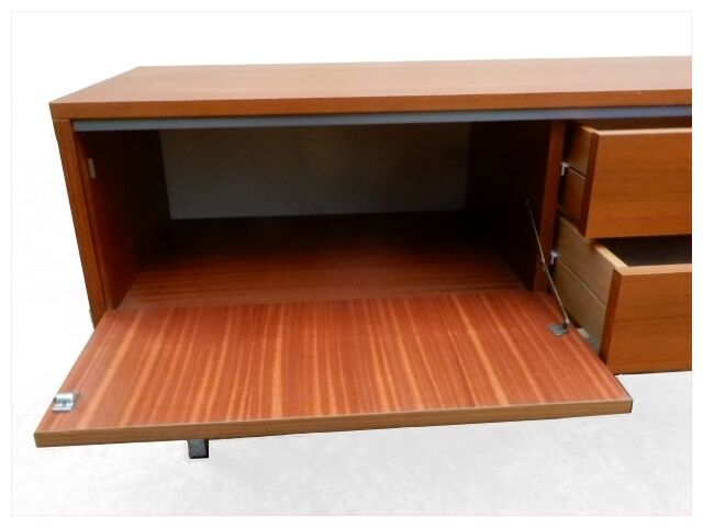 Enfilade furniture low tv hi design in teak 1980s