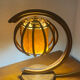 Rattan and bamboo lamp, Louis Sognot